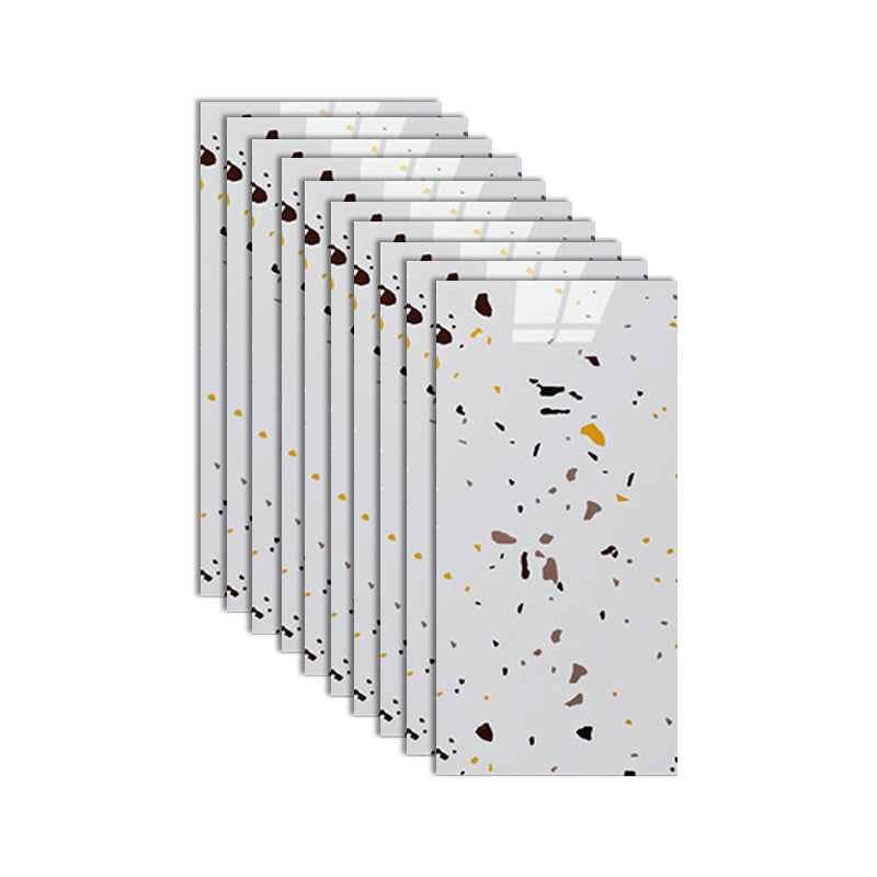 Lisslune | Single Tile Wallpaper Rectangular Peel and Stick Tile Backdrop with Stain Resistant