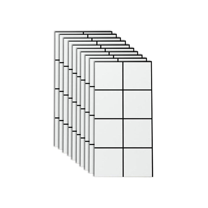 Lisslune | Single Tile Wallpaper Rectangular Peel and Stick Tile Backdrop with Stain Resistant