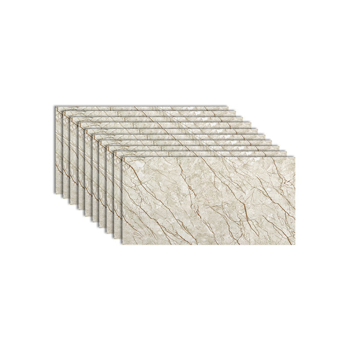 Lisslune | Single tile wallpaper PVC Rectangular Peel and Stick Splashback