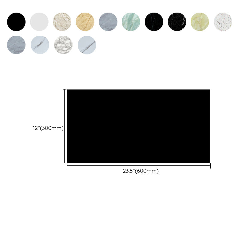 Lisslune | Single tile wallpaper PVC Rectangular Peel and Stick Splashback