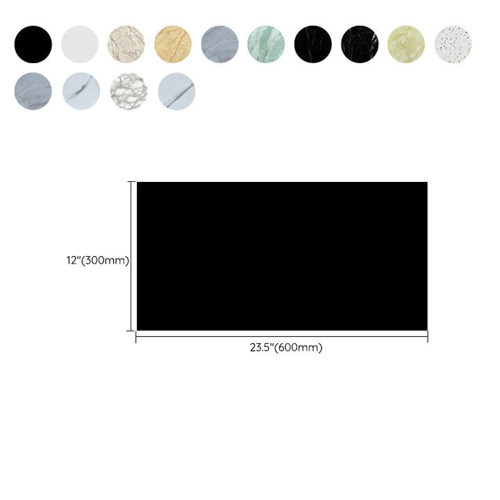 Lisslune | Single tile wallpaper PVC Rectangular Peel and Stick Splashback