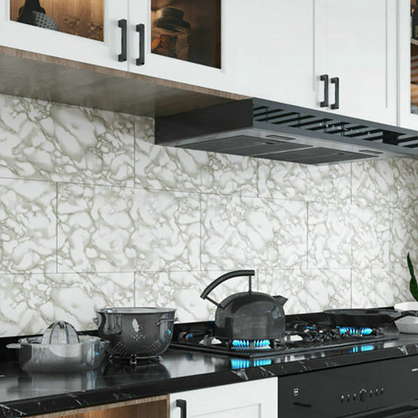 Lisslune | Individual Tiles Wallpaper PVC Waterproof Peel and Stick Tiles Wall Tile