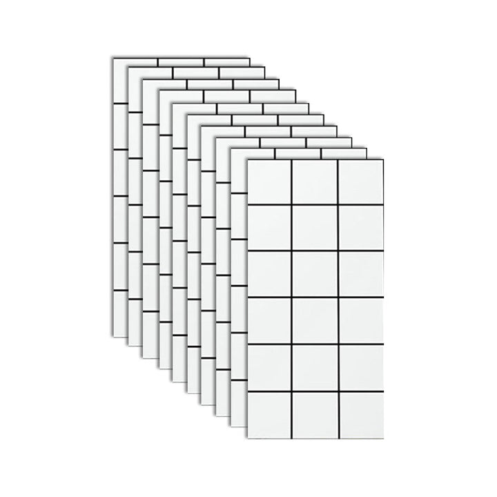 Lisslune | Individual Tiles Wallpaper PVC Waterproof Peel and Stick Tiles Wall Tile