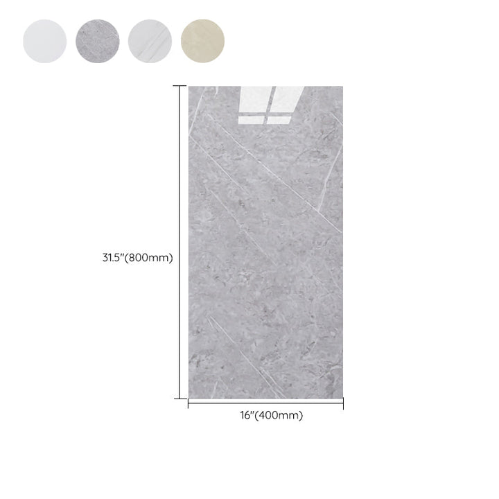 Lisslune | Plastic Peel and Stick Back Wall Rectangular Field Tile Peel and Stick Back Wall