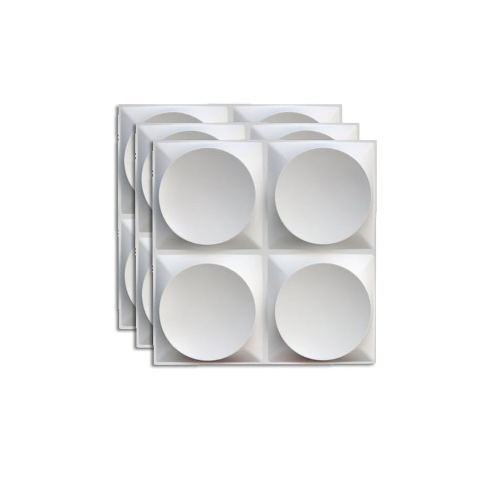 Lisslune | Modern Style PVC Wall Panel Living Room Peel and Stick Wall Covering 3D Wall Covering