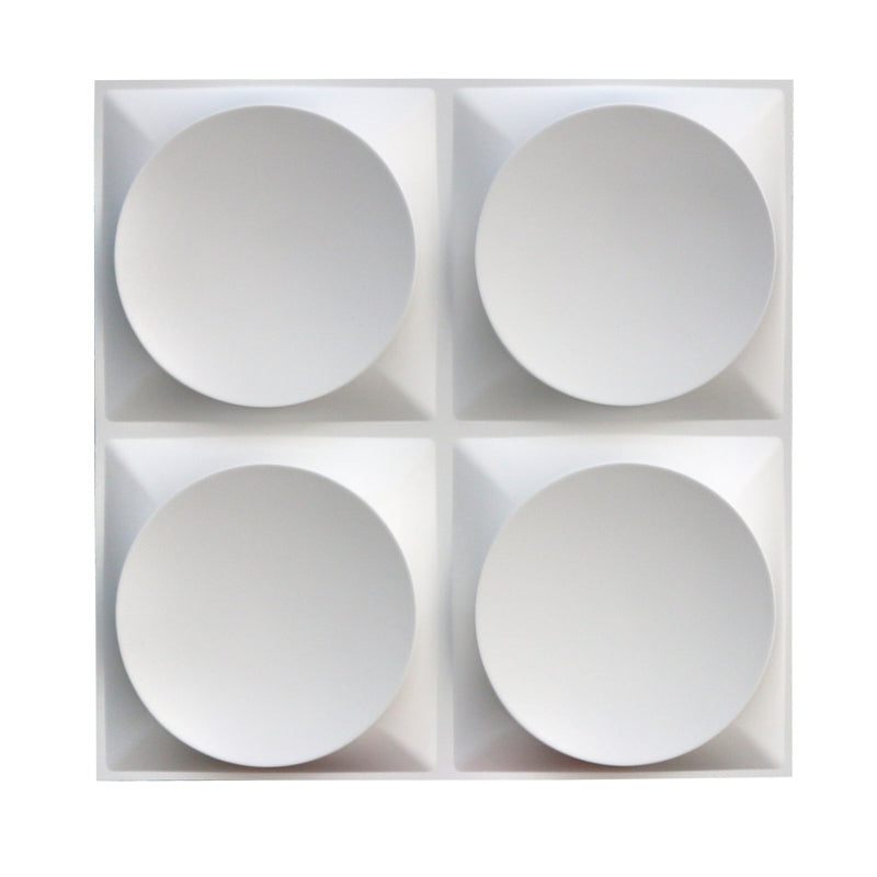 Lisslune | Modern Style PVC Wall Panel Living Room Peel and Stick Wall Covering 3D Wall Covering
