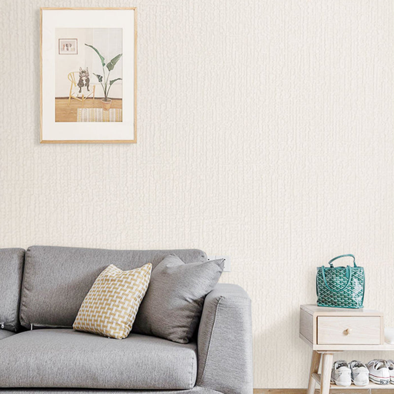 Lisslune | Modern Style Wall Panel PVC Living Room Peel and Stick Matte Texture Wall Covering