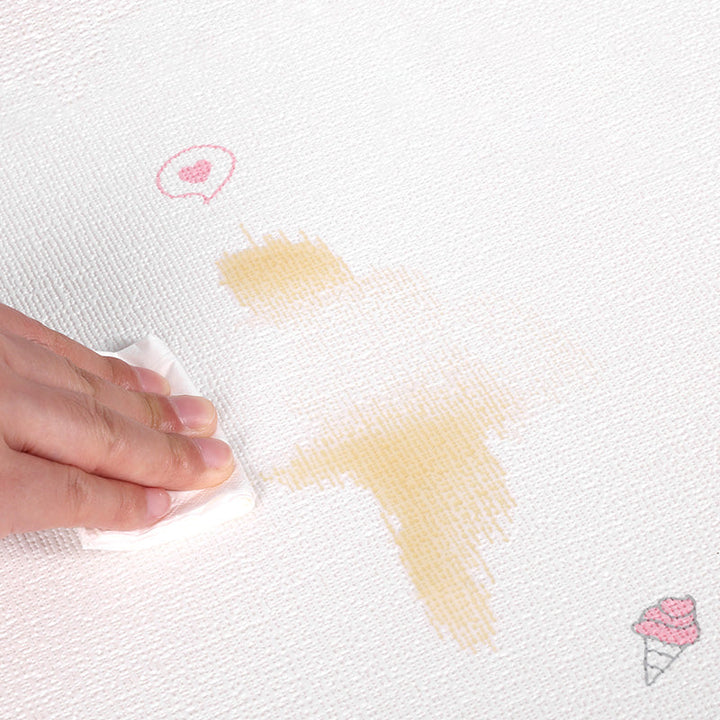 Lisslune | PVC Wall Panel for Stripping and Installing Cartoon Print Matte Texture Wall Covering for the Living Room