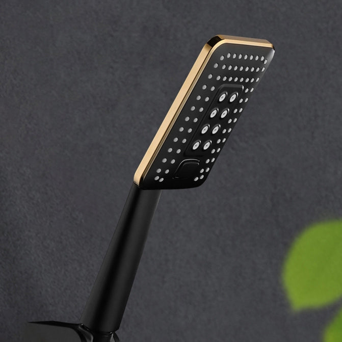 Lisslune | Contemporary Metal Handheld Shower Head Square 3 Settings Spray Head