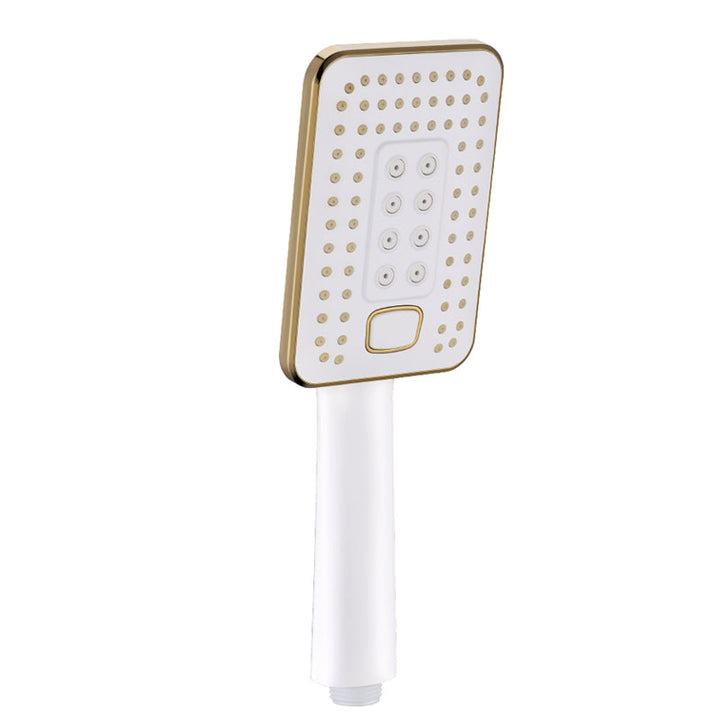 Lisslune | Contemporary Metal Handheld Shower Head Square 3 Settings Spray Head