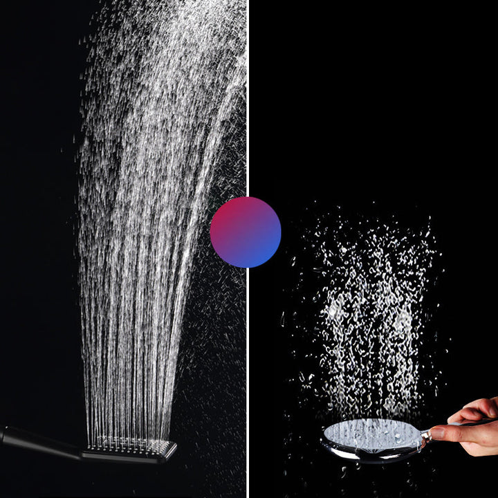 Lisslune | Contemporary Metal Handheld Shower Head Square 3 Settings Spray Head