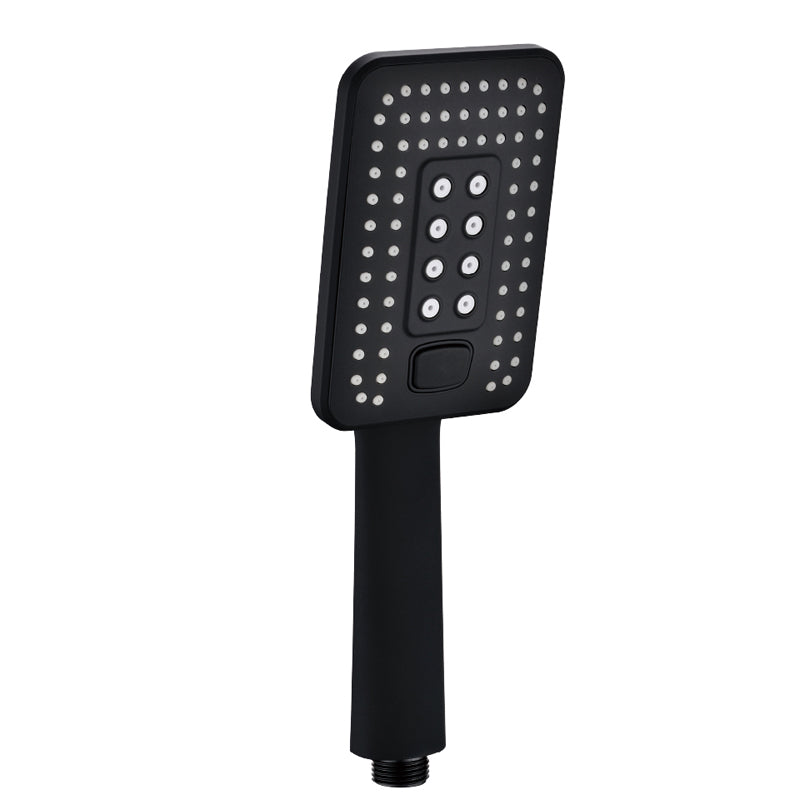 Lisslune | Contemporary Metal Handheld Shower Head Square 3 Settings Spray Head