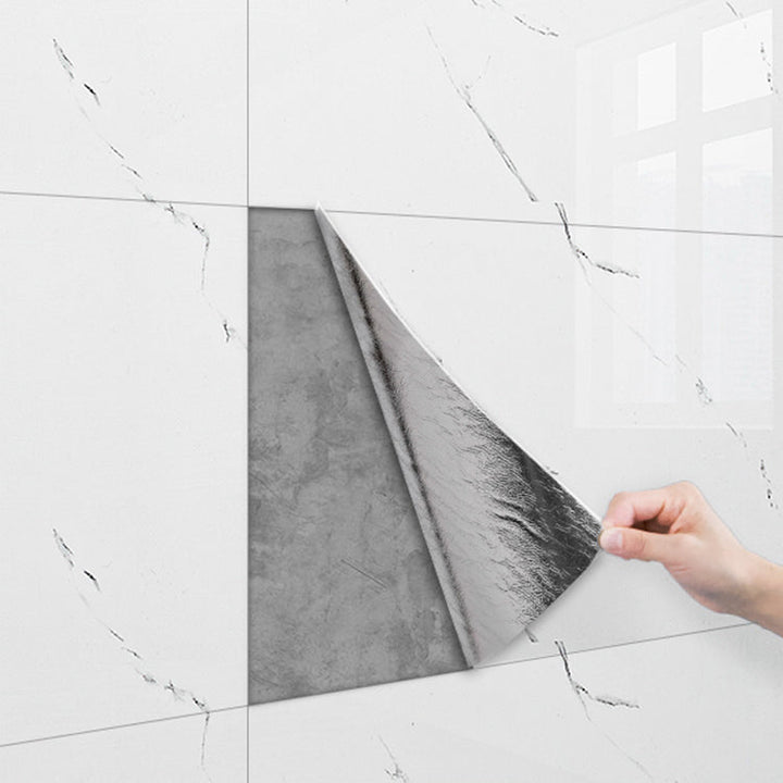 Lisslune | Single Tiles Wallpaper Plastic Rectangular Peel and Stick Tiles with Waterproof