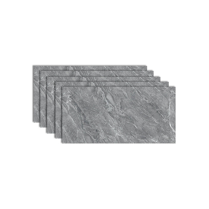 Lisslune | Single Tiles Wallpaper Plastic Rectangular Peel and Stick Tiles with Waterproof