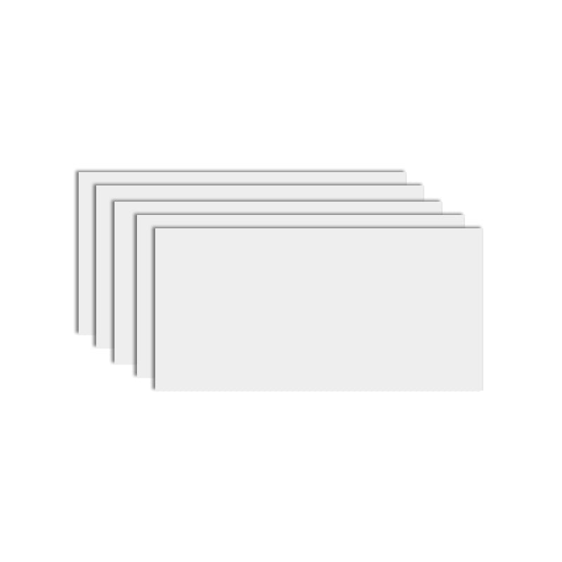 Lisslune | Single Tiles Wallpaper Plastic Rectangular Peel and Stick Tiles with Waterproof