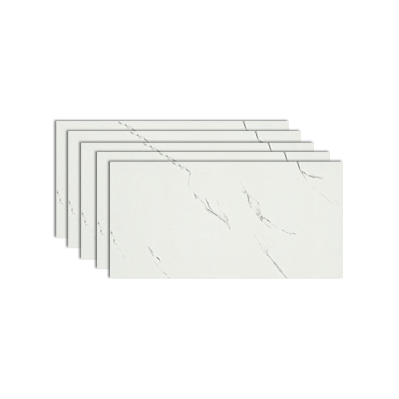 Lisslune | Single Tiles Wallpaper Plastic Rectangular Peel and Stick Tiles with Waterproof