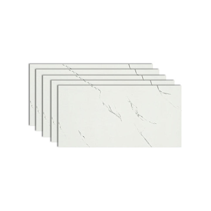 Lisslune | Single Tiles Wallpaper Plastic Rectangular Peel and Stick Tiles with Waterproof