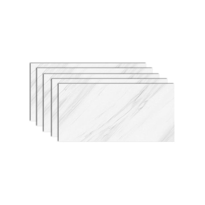 Lisslune | Single Tiles Wallpaper Plastic Rectangular Peel and Stick Tiles with Waterproof