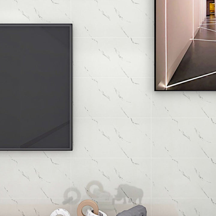Lisslune | Single Tiles Wallpaper Plastic Rectangular Peel and Stick Tiles with Waterproof