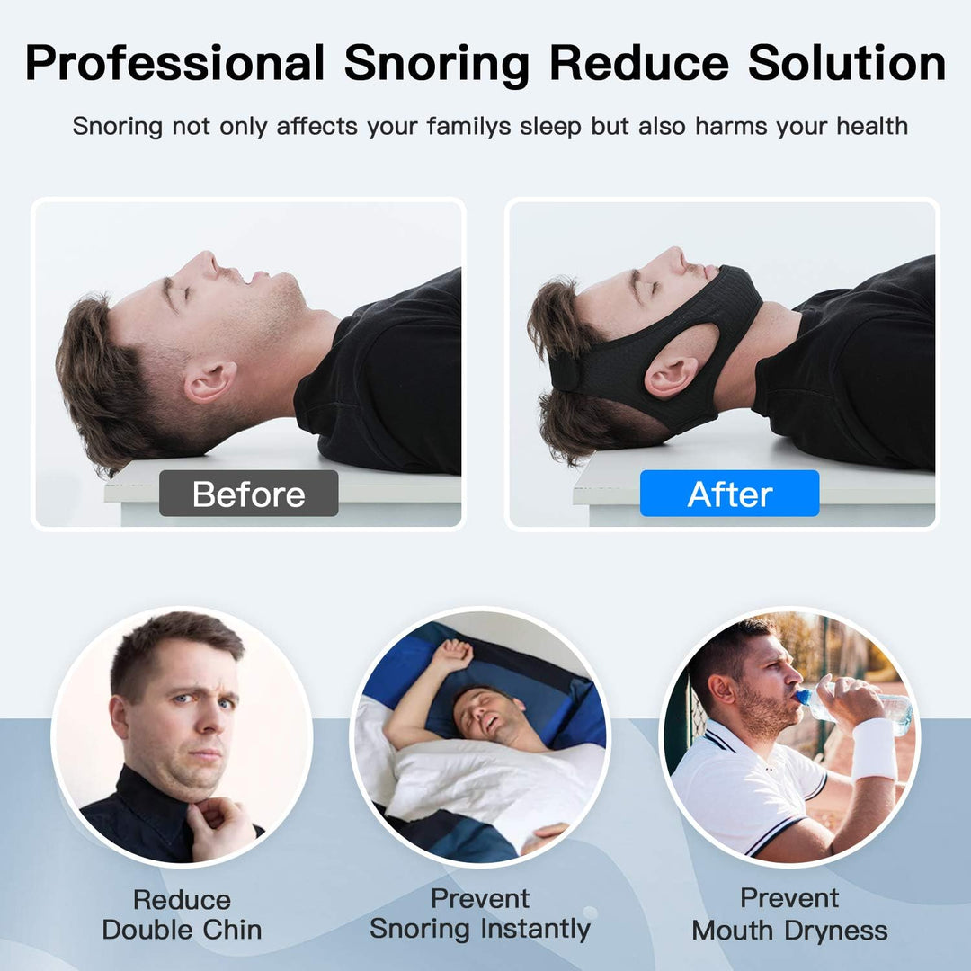 Lisslune | Anti-Snore Chin Strap for Sleep Apnea