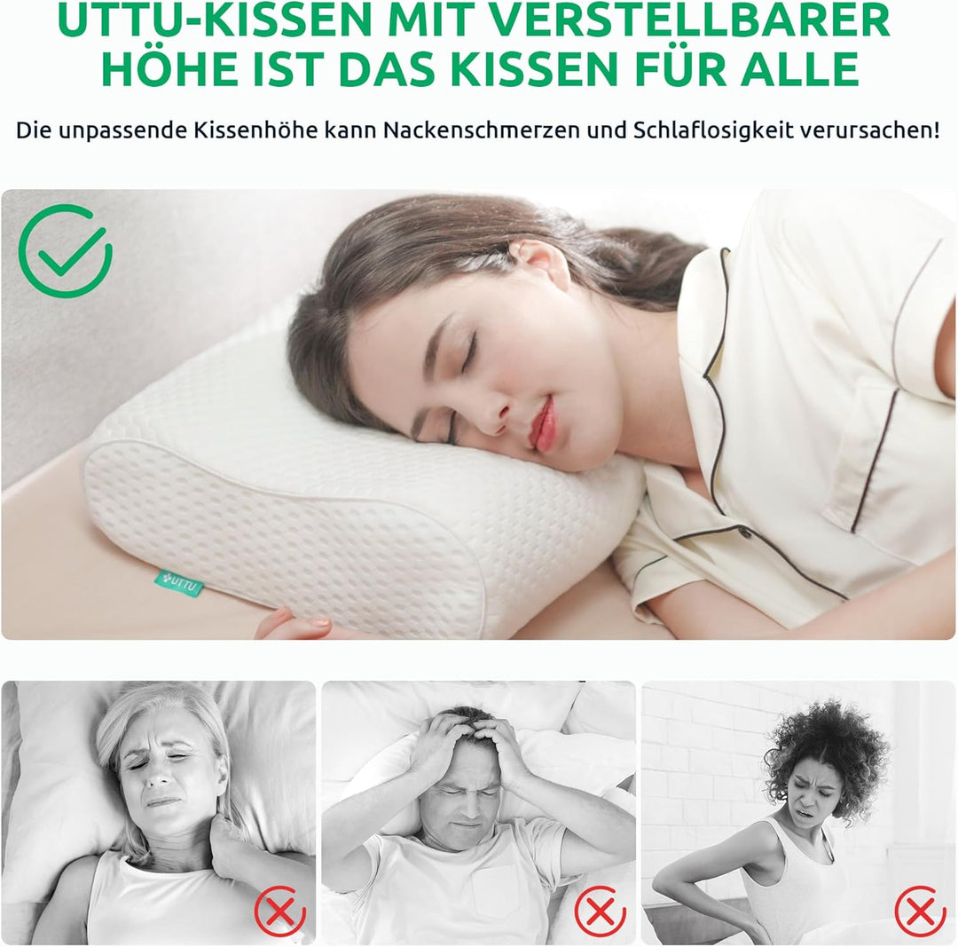 Lisslune | Ergonomic Orthopedic Neck Pillow