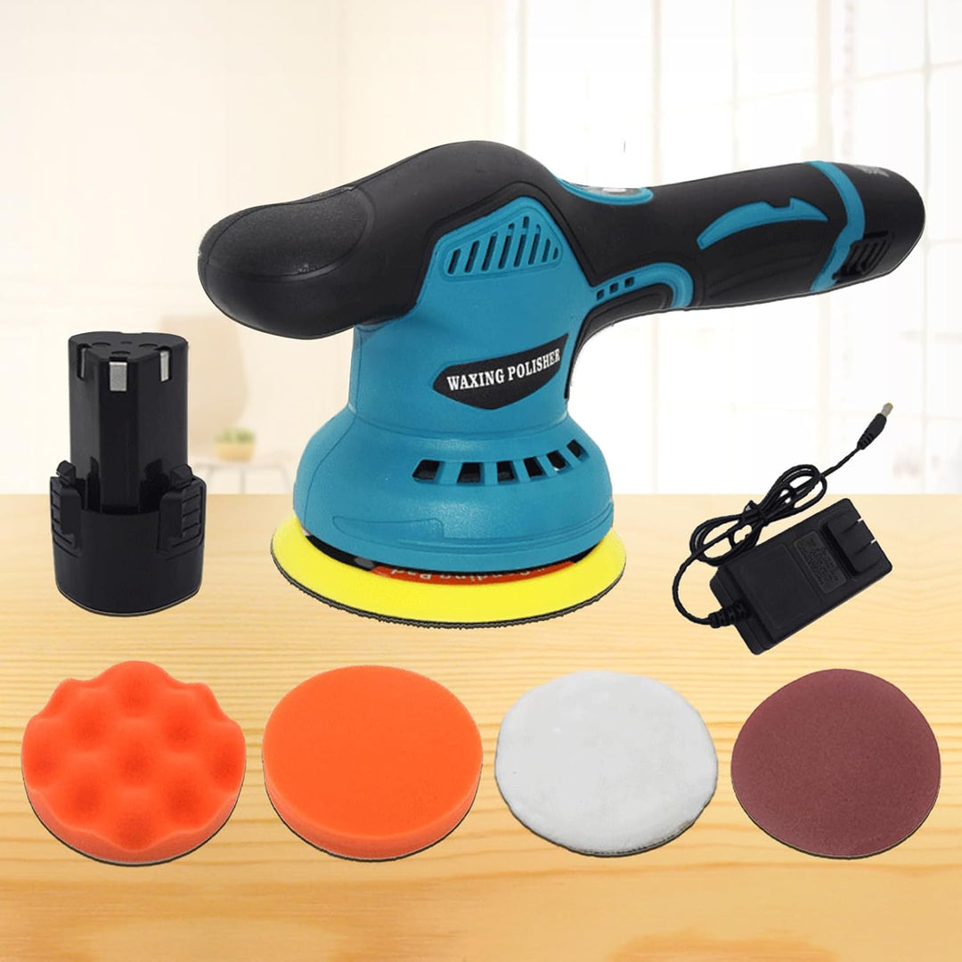 Lisslune | Cordless Car Polisher with Dual Batteries and 8-Speed Control – Torvex