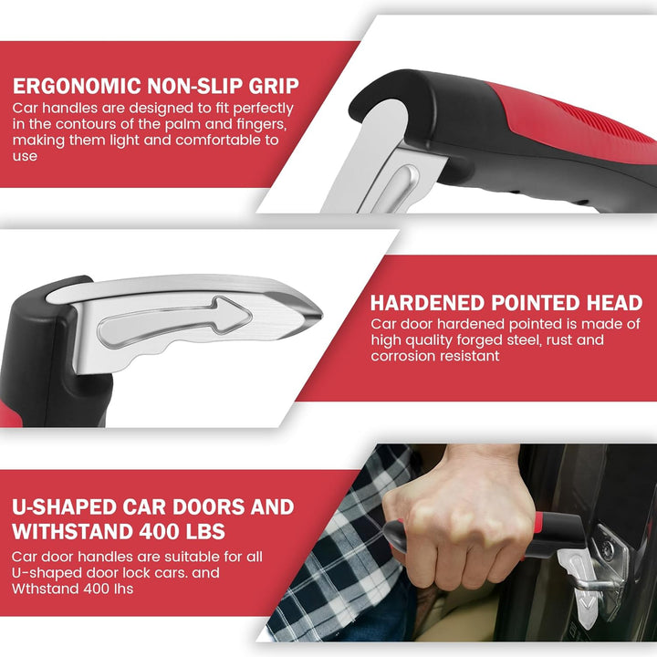 Lisslune | 2Pcs Car Assist Handles with Emergency Tools – Moventa