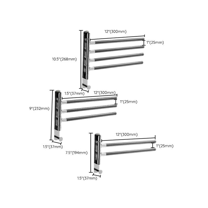 Lisslune | Modern Bathroom Accessories As a Single Piece or as a Set made of Plastic and Metal