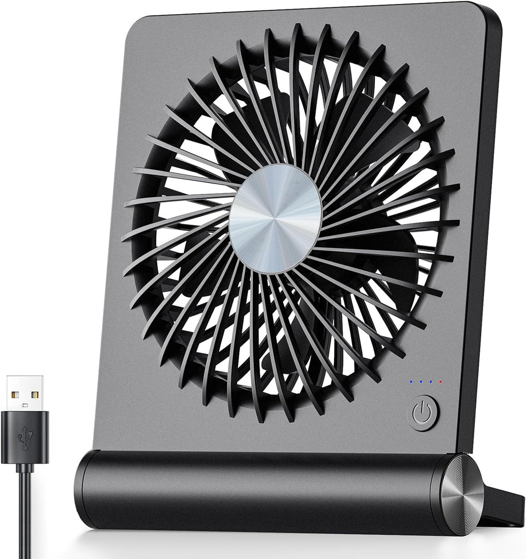 Lisslune | Ultra-Quiet Table Fan with USB – Compact & Powerful