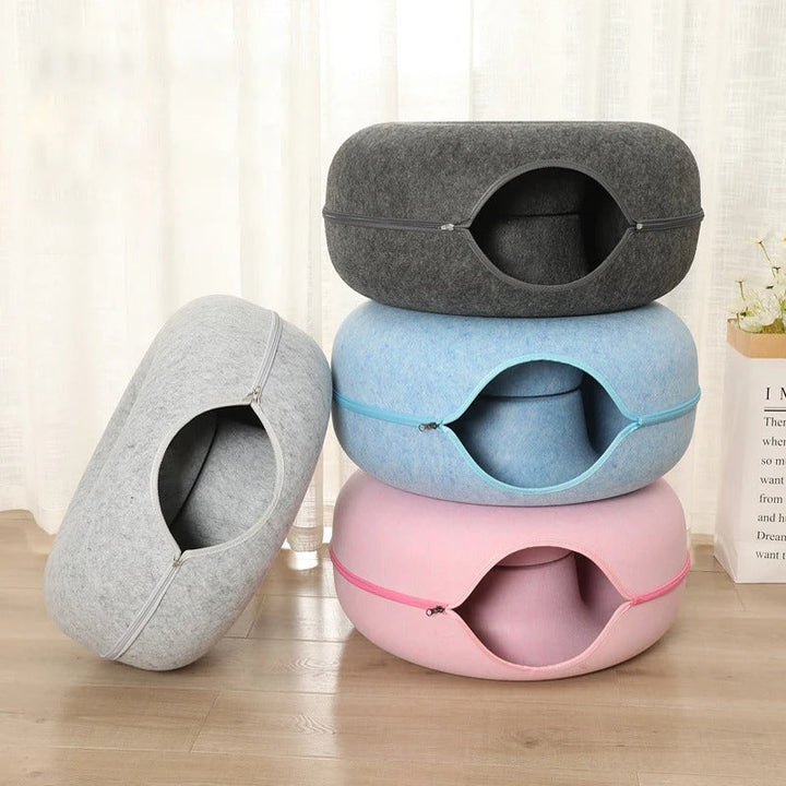 Lisslune | PetRest - Cozy Cat Bed Donut Bed for Ultimate Comfort