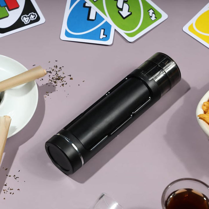 Lisslune | Portable manual plastic cigarette shredder with double pipe