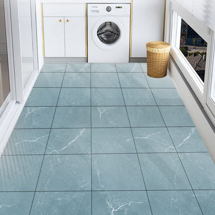 Lisslune | Peel & Stick Vinyl Floor Smooth Vinyl Flooring with Marble Look