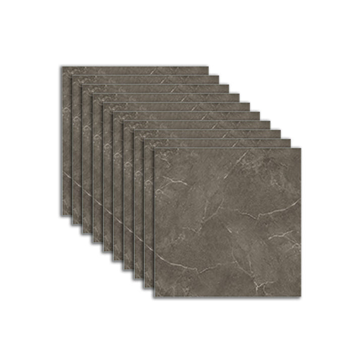 Lisslune | Peel & Stick Vinyl Floor Smooth Vinyl Flooring with Marble Look