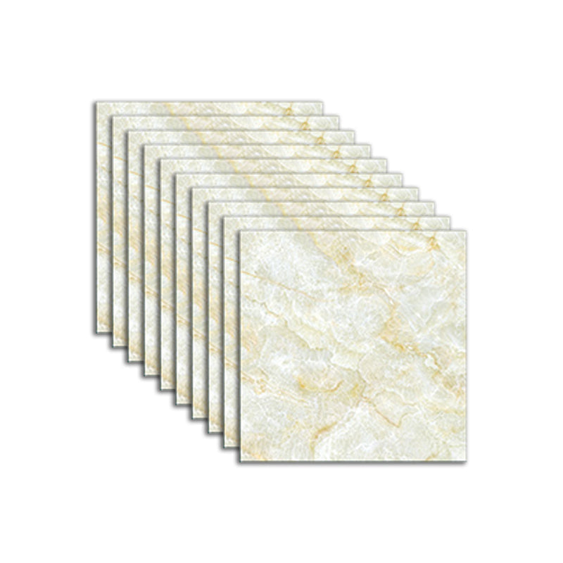 Lisslune | Peel & Stick Vinyl Floor Smooth Vinyl Flooring with Marble Look
