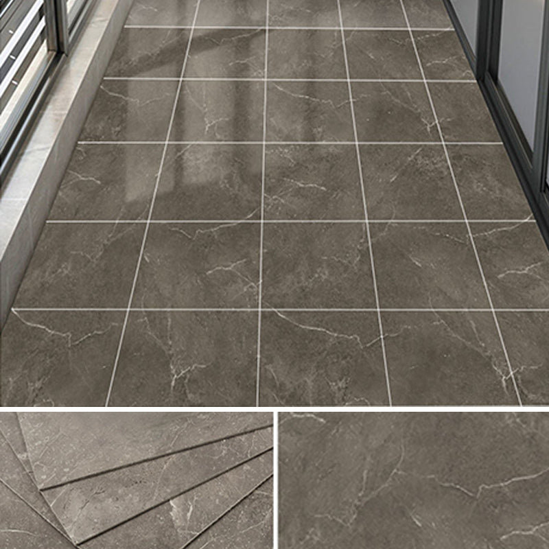 Lisslune | Peel & Stick Vinyl Floor Smooth Vinyl Flooring with Marble Look