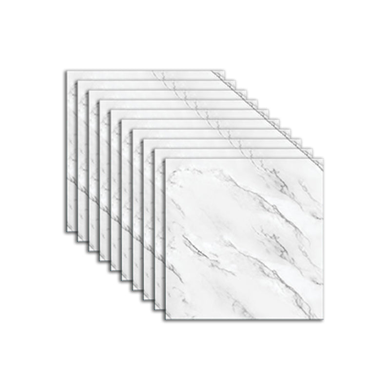 Lisslune | Peel & Stick Vinyl Floor Smooth Vinyl Flooring with Marble Look