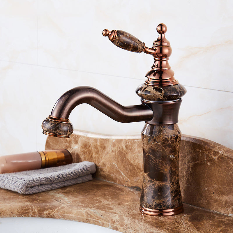 Lisslune | Luxury Ship Basin Faucet Lever Handle Round Ship Basin Bathroom Faucet