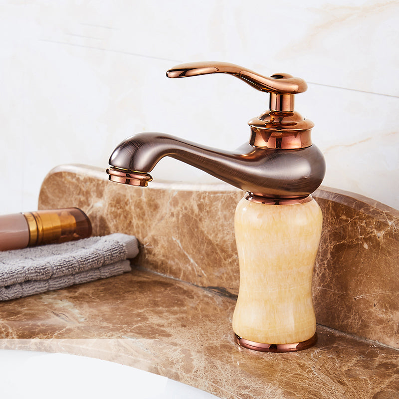 Lisslune | Luxury Ship Basin Faucet Lever Handle Round Ship Basin Bathroom Faucet
