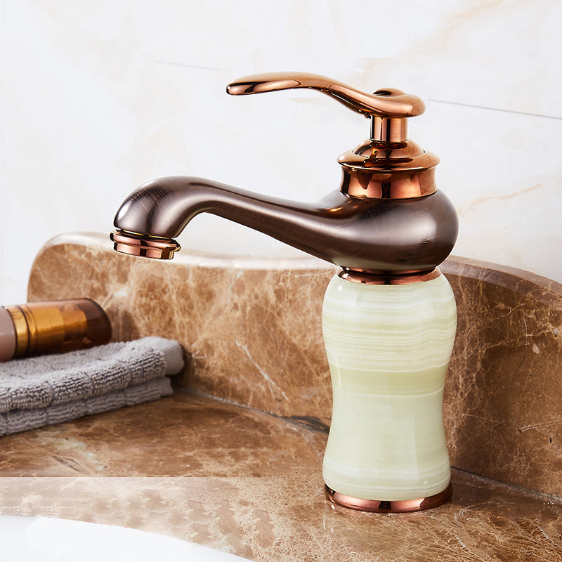 Lisslune | Luxury Ship Basin Faucet Lever Handle Round Ship Basin Bathroom Faucet