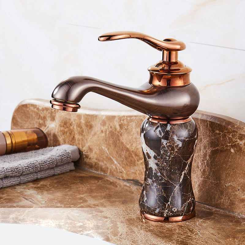 Lisslune | Luxury Ship Basin Faucet Lever Handle Round Ship Basin Bathroom Faucet