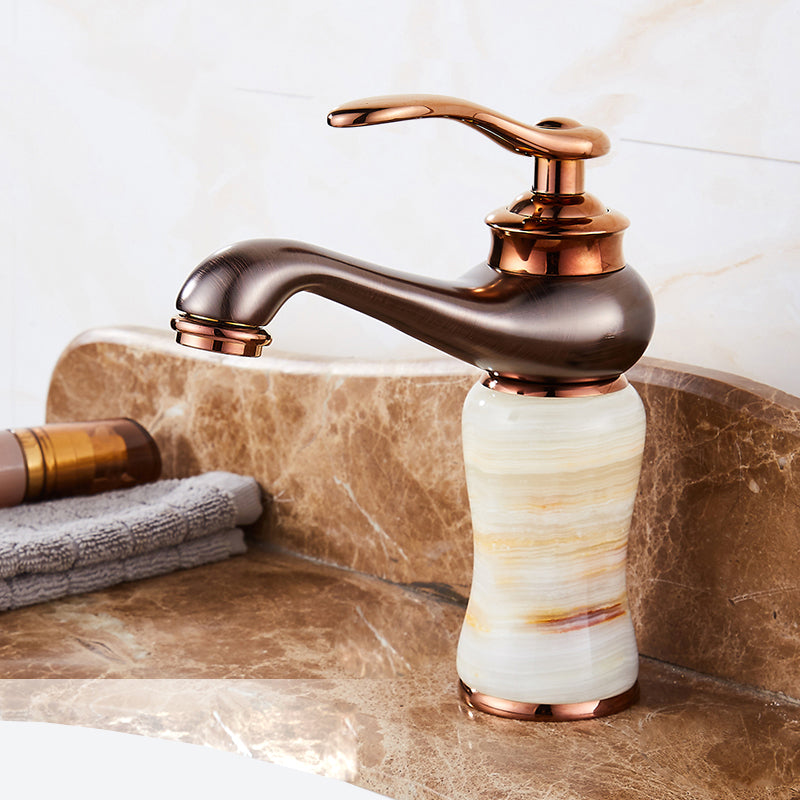 Lisslune | Luxury Ship Basin Faucet Lever Handle Round Ship Basin Bathroom Faucet
