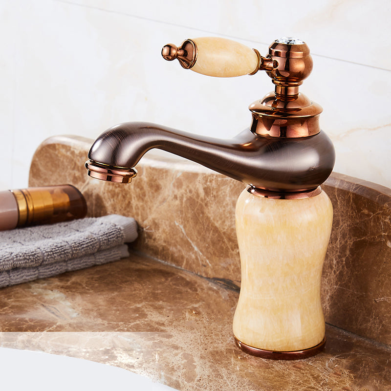 Lisslune | Luxury Ship Basin Faucet Lever Handle Round Ship Basin Bathroom Faucet