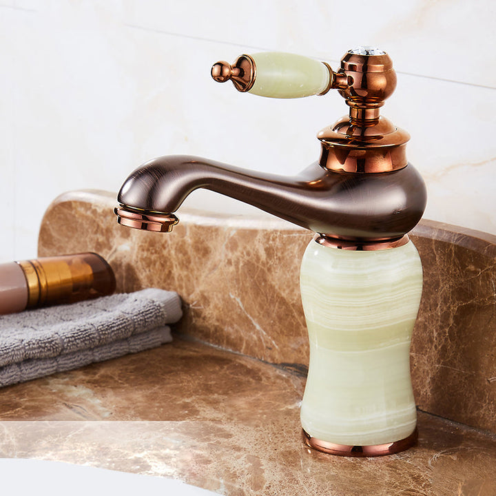 Lisslune | Luxury Ship Basin Faucet Lever Handle Round Ship Basin Bathroom Faucet