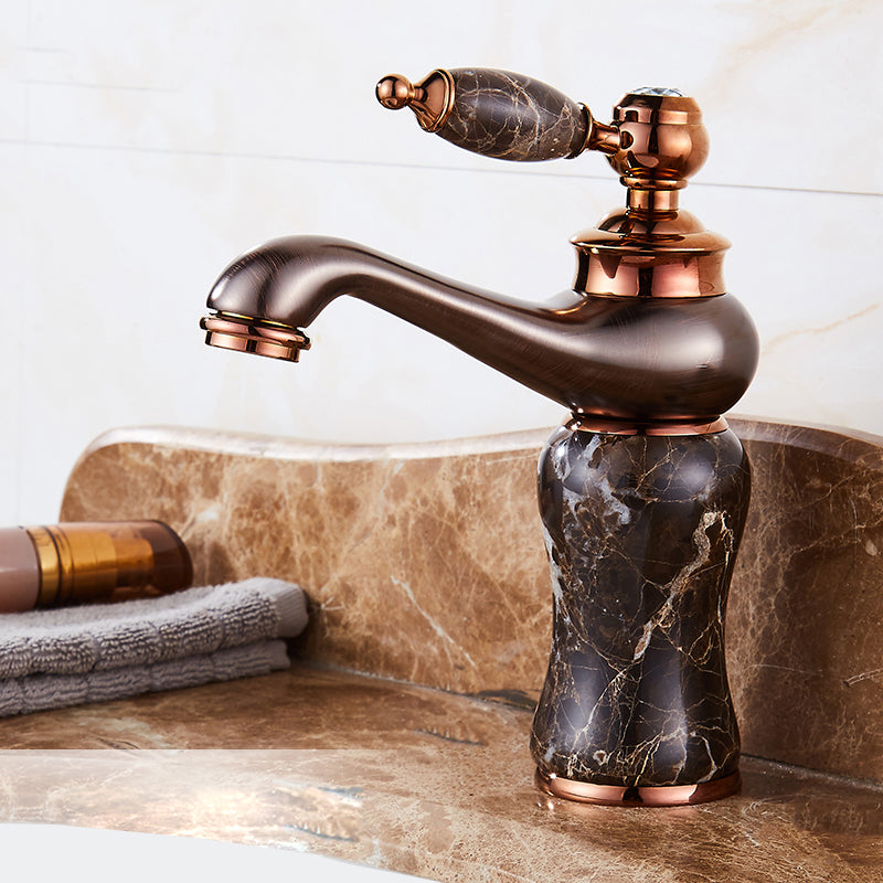 Lisslune | Luxury Ship Basin Faucet Lever Handle Round Ship Basin Bathroom Faucet