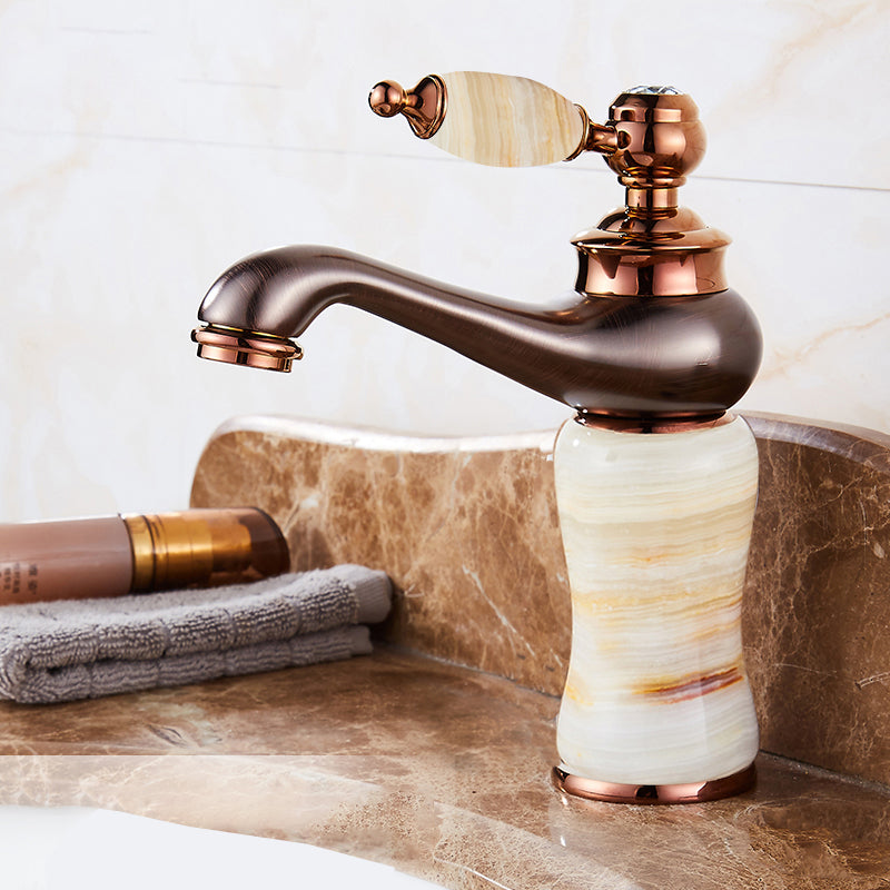 Lisslune | Luxury Ship Basin Faucet Lever Handle Round Ship Basin Bathroom Faucet