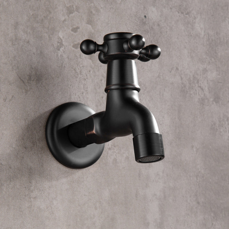 Lisslune | Width Bathroom Sink Faucet Wall-Mounted Cross Handle Faucet