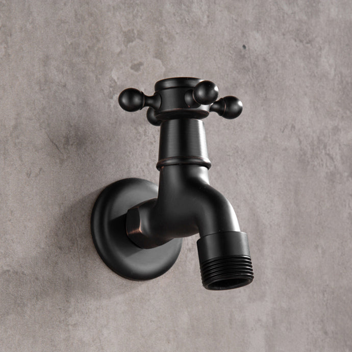 Lisslune | Width Bathroom Sink Faucet Wall-Mounted Cross Handle Faucet