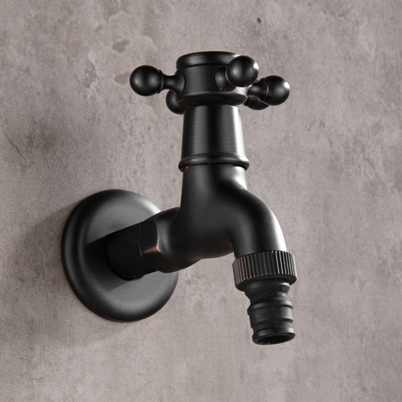 Lisslune | Width Bathroom Sink Faucet Wall-Mounted Cross Handle Faucet