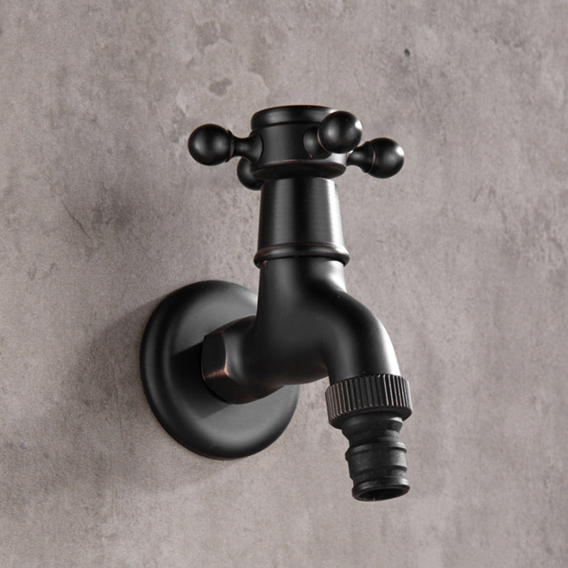 Lisslune | Width Bathroom Sink Faucet Wall-Mounted Cross Handle Faucet