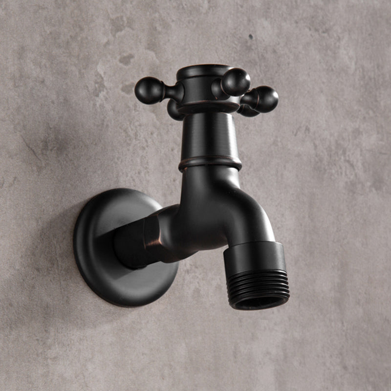 Lisslune | Width Bathroom Sink Faucet Wall-Mounted Cross Handle Faucet